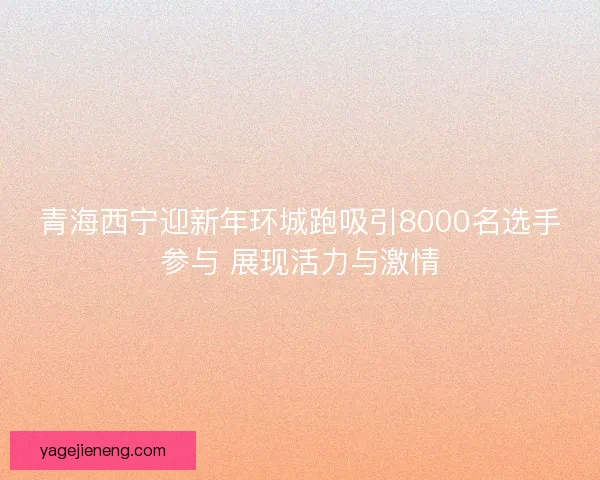 青海西宁迎新年环城跑吸引8000名选手参与 展现活力与激情 青海西宁迎新年环城跑吸引8000名选手参与 展现活力与激情